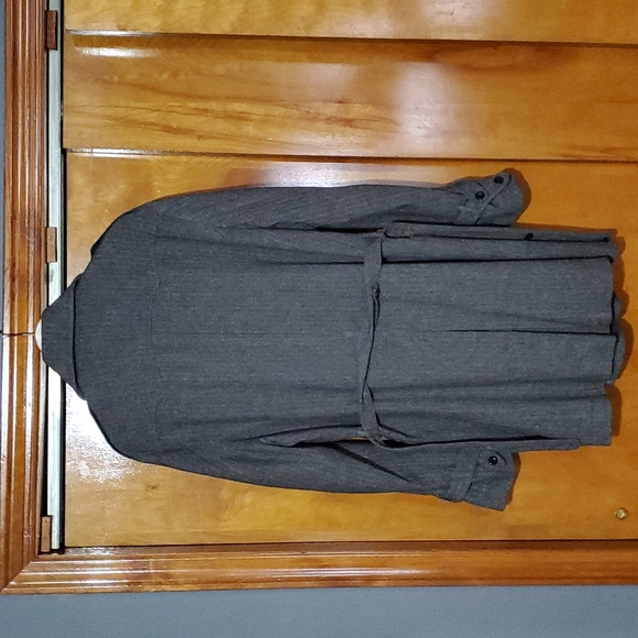 French Connection Tweed Trench Coat - Picture 6 of 9